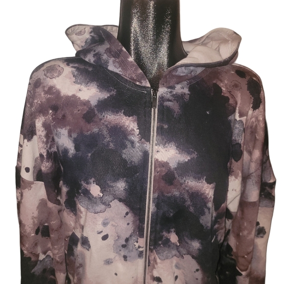 Shambhala Multi Colored Tie Dye Zip Up Hoodie M - Picture 2 of 7